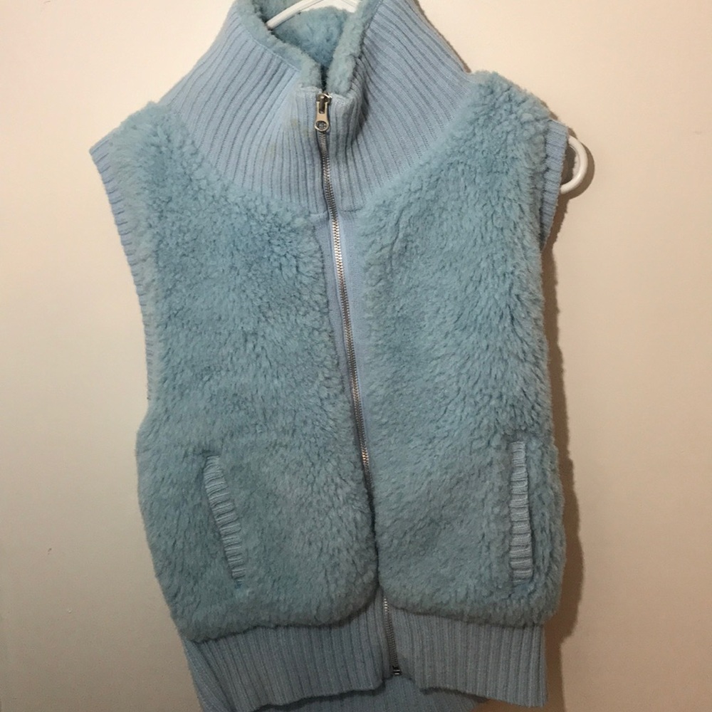 Baby blue winter vest